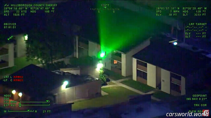 Un adolescente de Florida acaba de descubrir qué ocurre cuando apuntas un láser a un helicóptero | Carscoops